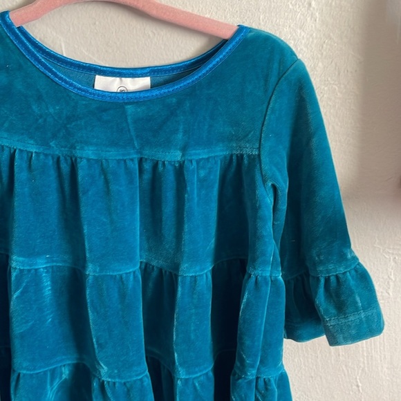 Hanna Andersson Blue Tiered Dress - Picture 3 of 6